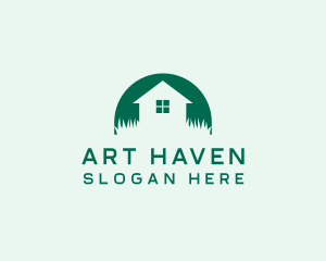 House Yard Lawn logo design