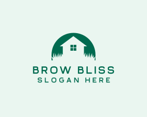 House Yard Lawn logo design