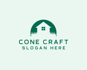 House Yard Lawn logo design