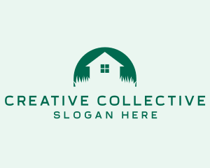 House Yard Lawn logo design