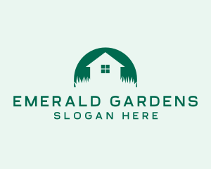 House Yard Lawn logo design