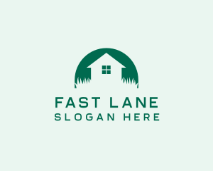 House Yard Lawn logo design