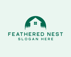 House Yard Lawn logo design