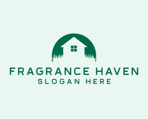 House Yard Lawn logo design