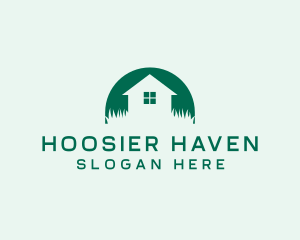 House Yard Lawn logo design