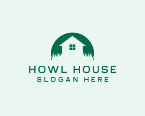 House Yard Lawn logo design