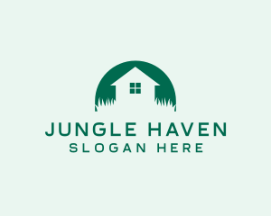 House Yard Lawn logo design