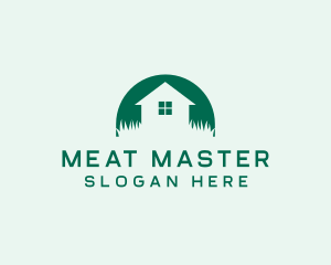 House Yard Lawn logo design