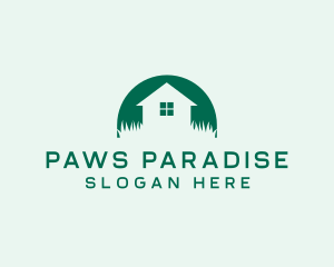 House Yard Lawn logo design