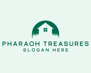 House Yard Lawn logo design