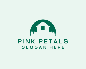 House Yard Lawn logo design