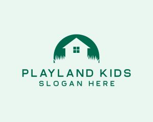 House Yard Lawn logo design