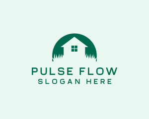 House Yard Lawn logo design