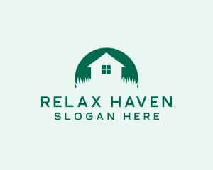 House Yard Lawn logo design