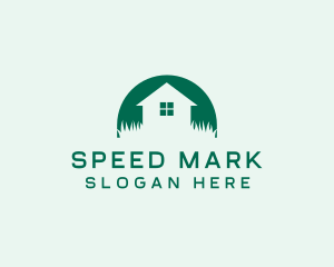 House Yard Lawn logo design