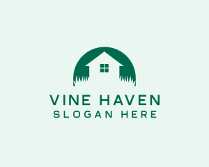 House Yard Lawn logo design