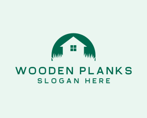 House Yard Lawn logo design