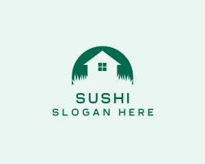 House Yard Lawn logo design