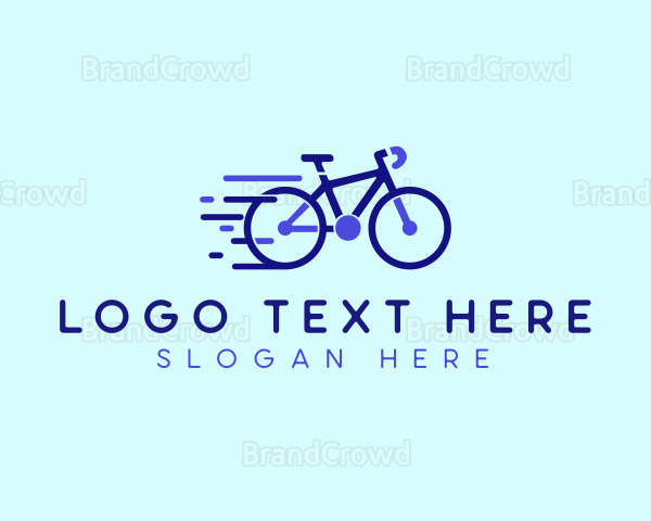 Fast Bicycle Delivery Logo