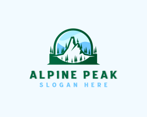 Alpine - Alpine Mountain Adventure logo design