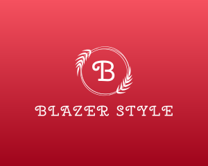 Event Styling Wreath logo design