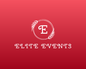 Event Styling Wreath logo design