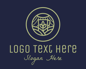 Beer - Malt Farm Badge logo design