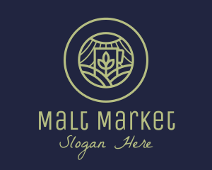 Malt Farm Badge  logo design