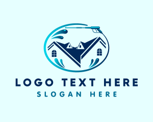 Water House Cleaning logo design