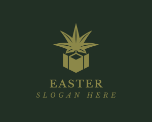 Dispensary - Green Marijuana Box logo design