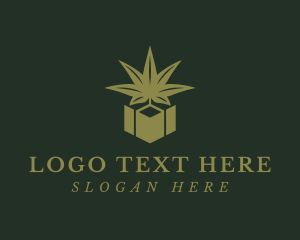 Green Marijuana Box Logo