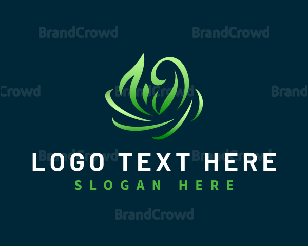 Leaf Lawn Gardening Logo