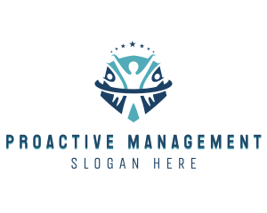 Leadership Team Management logo design