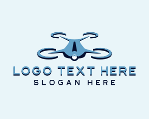 Photo - Quadcopter Drone Camera logo design