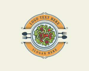 Dining - Vegetable Salad Restaurant logo design