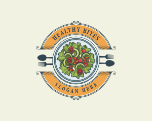 Vegetable Salad Restaurant logo design