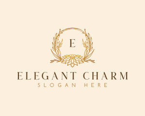 Elegant Floral Boutique logo design