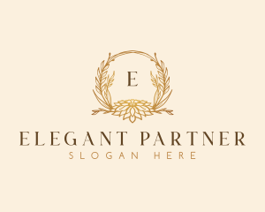 Elegant Floral Boutique logo design