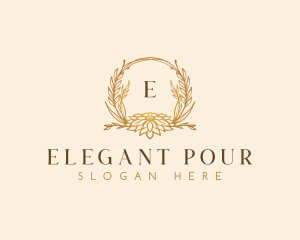 Elegant Floral Boutique logo design