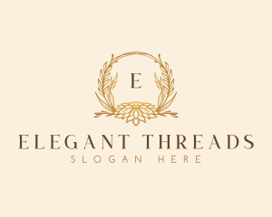 Elegant Floral Boutique logo design