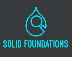 Water Station - Liquid Drop Research logo design