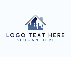 Gradient - Paint House Renovation logo design