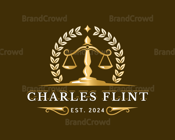 Law Firm Scale Attorney Logo
