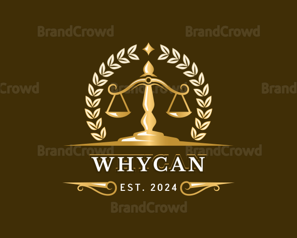 Law Firm Scale Attorney Logo