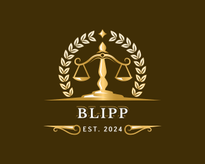 Law Firm Scale Attorney logo design