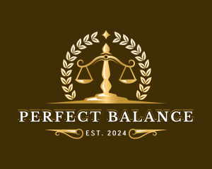 Law Firm Scale Attorney logo design