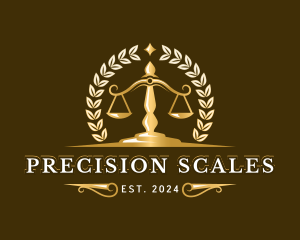 Law Firm Scale Attorney logo design