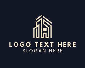 Lease - Minimalist House Realty logo design