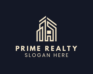 Realty - Minimalist House Realty logo design