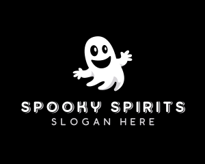 Halloween - Scary Halloween Ghost logo design